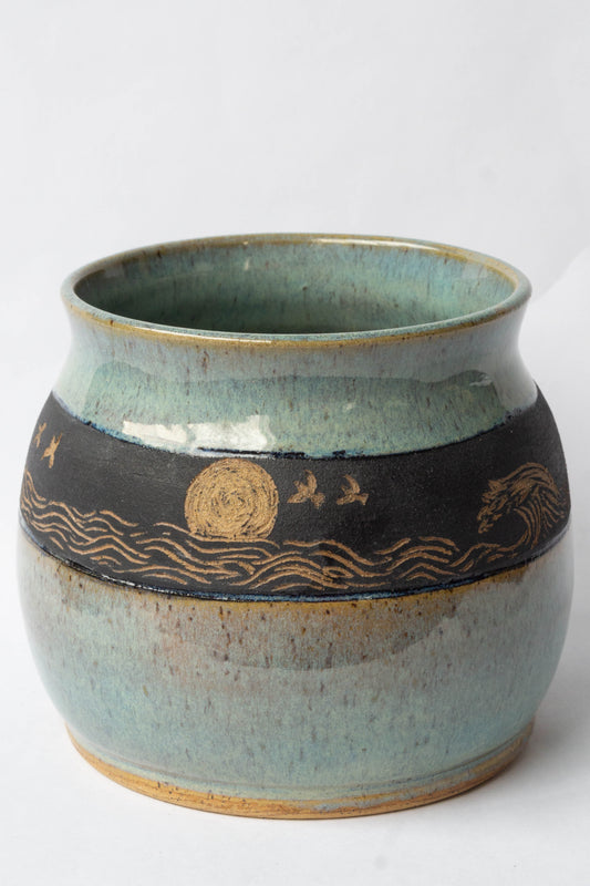 Pacific Sunrise Cache Pot
